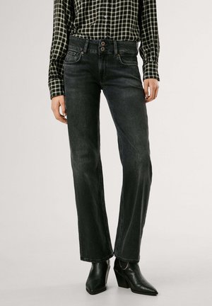 VENUS - Jean droit - faded deep black
