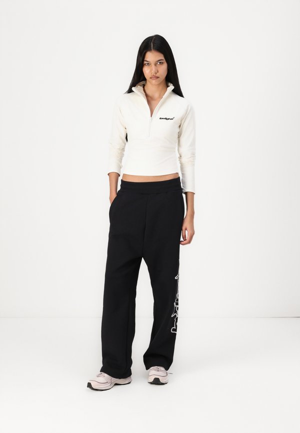 BASIC LOGO WOMAN ZIP LONG SLEEVE - Sweatshirt - ecru4