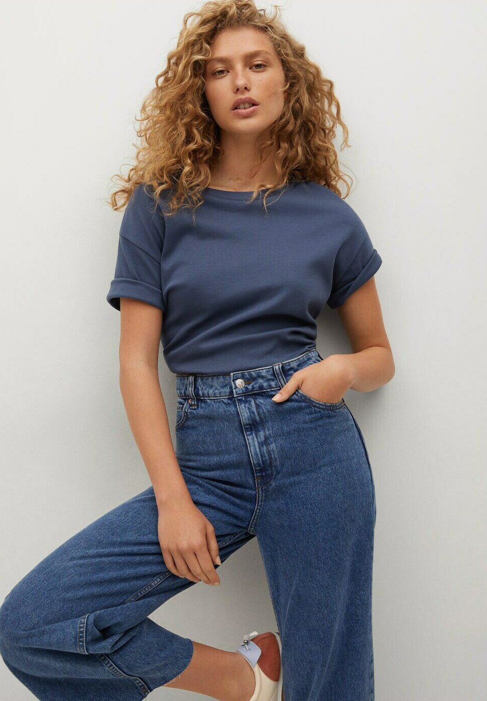 Mango Jeans a zampa - dark blue/blu scuro - Zalando