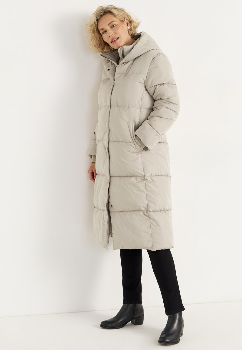 Cellbes of Sweden LONG WITH DOUBLE OPENING - Vinterfrakke - beige