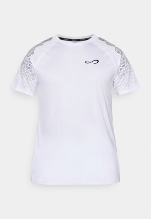 Endless FEISTY HEXAGON - T-shirts print - white