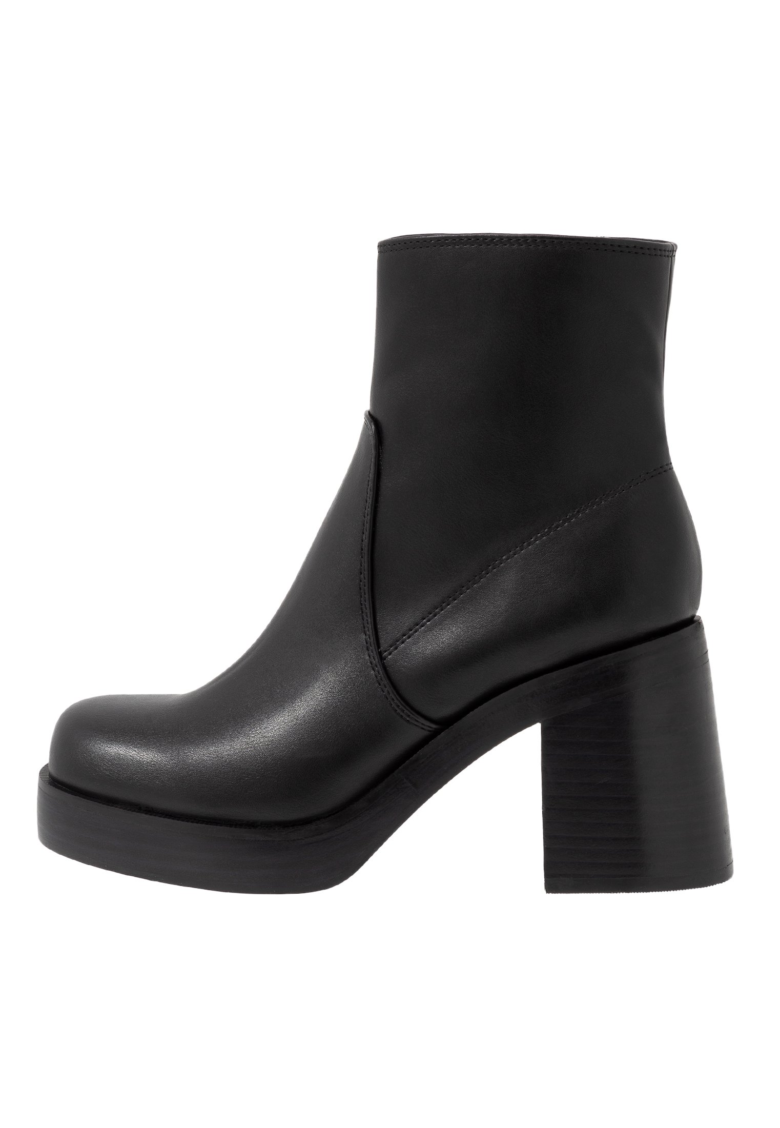 MANSON PLATFORM BOOT Enkellaarsjes met hoge hak black MANSON PLATFORM BOOT Enkellaarsjes met hoge hak black