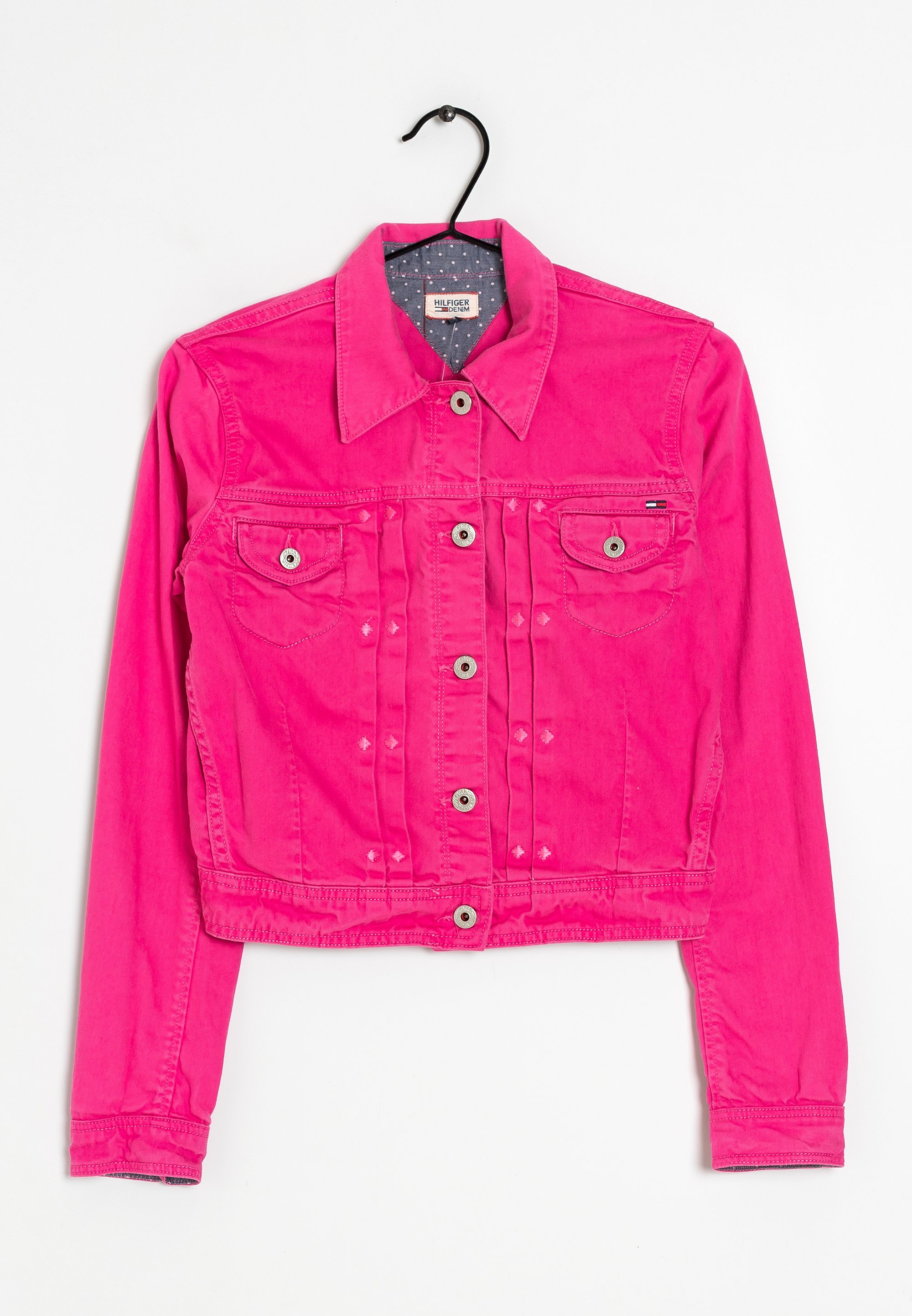 Rosa Jeansjacke Oversized Jeansjacke Rosa Jeansjacken Pinke Kurze