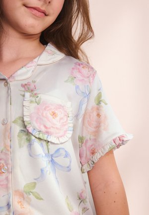 Next, REGULAR FIT - SHORT BUTTON THROUGH SET - Pyžamová súprava - ecru pink