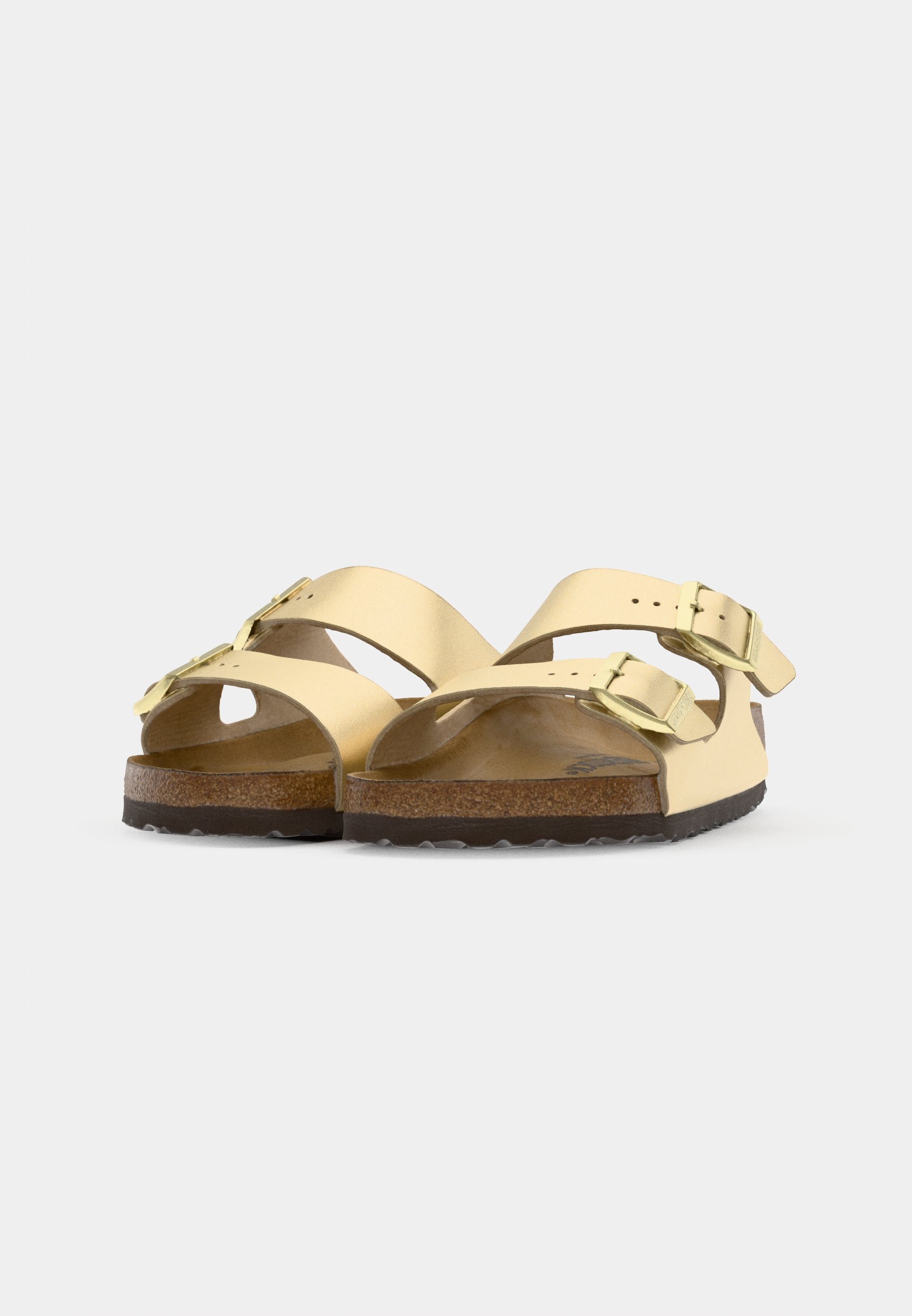 coussinet more ゴールド Birkenstock ARIZONA BF GOLDN - REGULAR - Sandale - gold/auriu