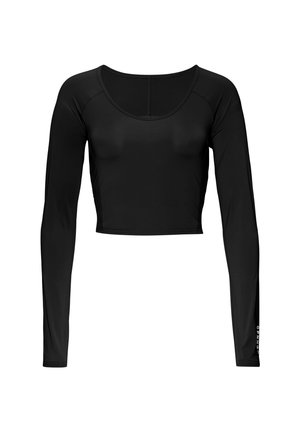 Long sleeved top - schwarz