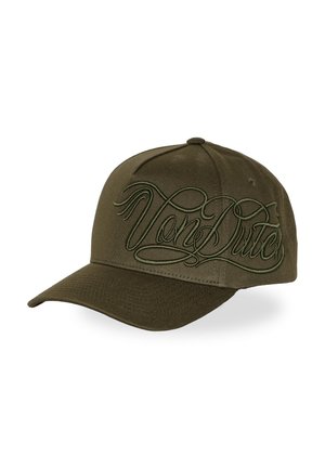 Von Dutch, CASQUETTE TRUCKER AVEC BRODERIE 3D CÔTÉ CHI KAKI - Casquette - vert