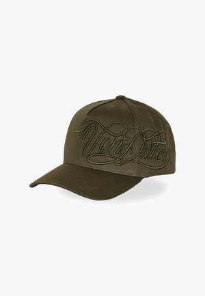 Von Dutch, CASQUETTE TRUCKER AVEC BRODERIE 3D CÔTÉ CHI KAKI - Gorra - vert