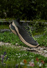 Unselected, black/oxford tan/acid lime