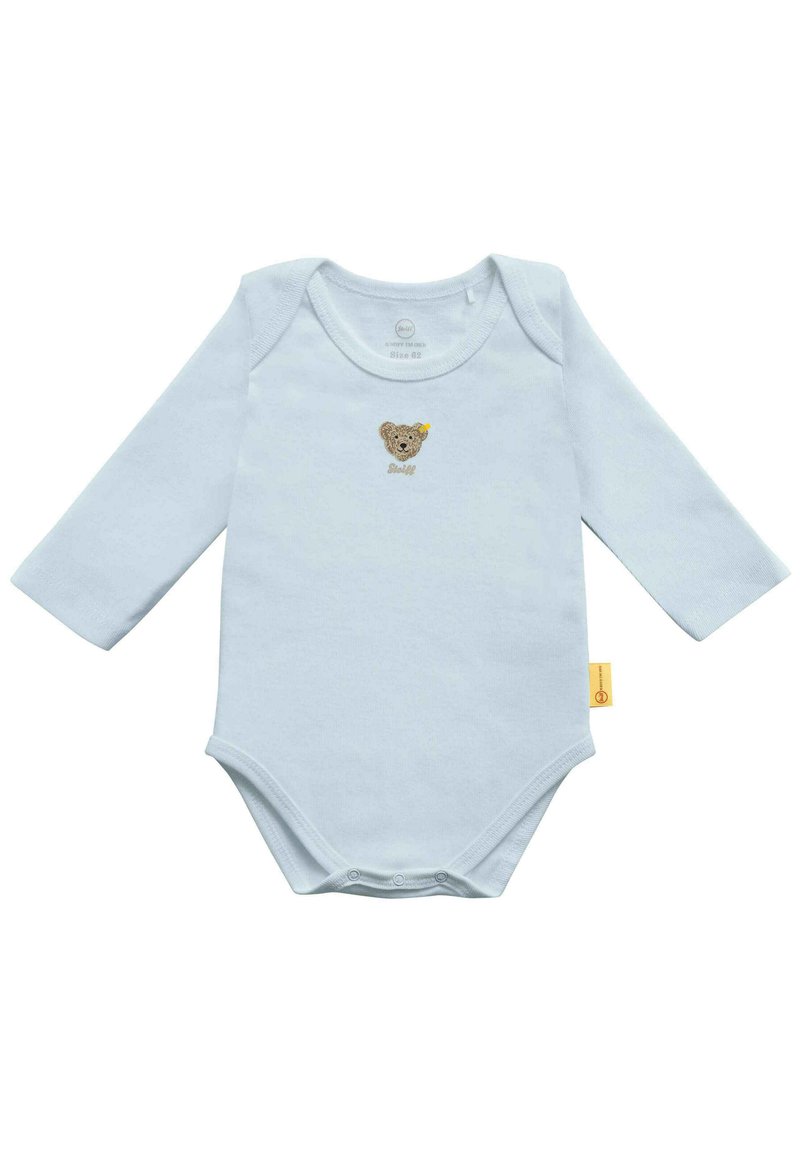 Steiff - Body Manica Lunga Unisex Per Bambini, In Jersey Morbido - Con Motivo Elefanti E Orsacchiotto