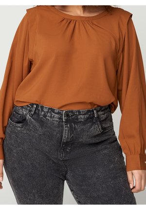 Blouse - brown