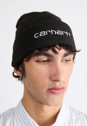 Carhartt WIP SCRIPT BEANIE UNISEX - Berretto - black / white