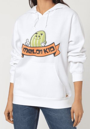 Jersey con capucha - blanco