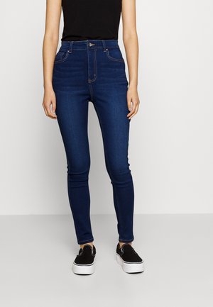 Skinny džíny - dark-blue denim
