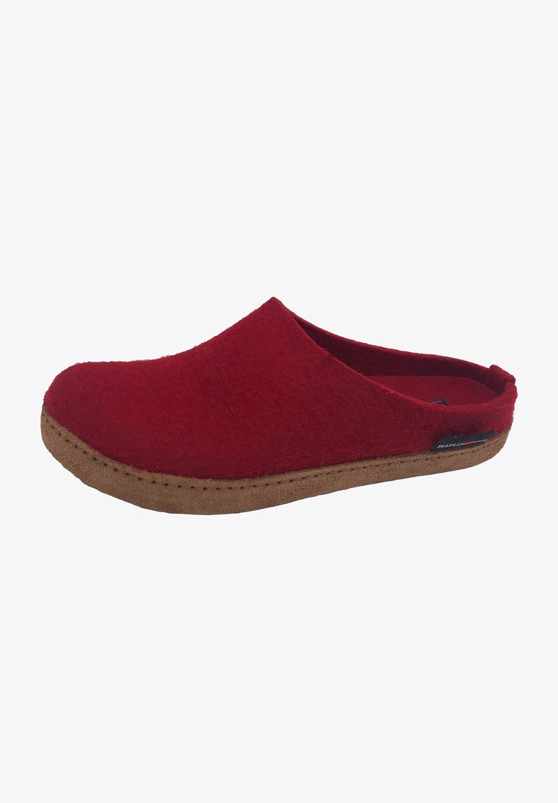 Haflinger Slippers - rubin