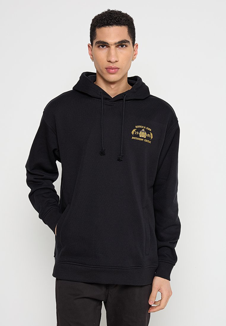 Scotch & Soda Hoodie zwart Scotch & Soda Hoodie zwart