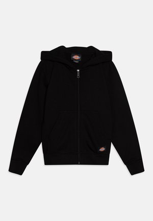 ZIP FULL HOODIE UNISEX - Tröja med dragkedja - black