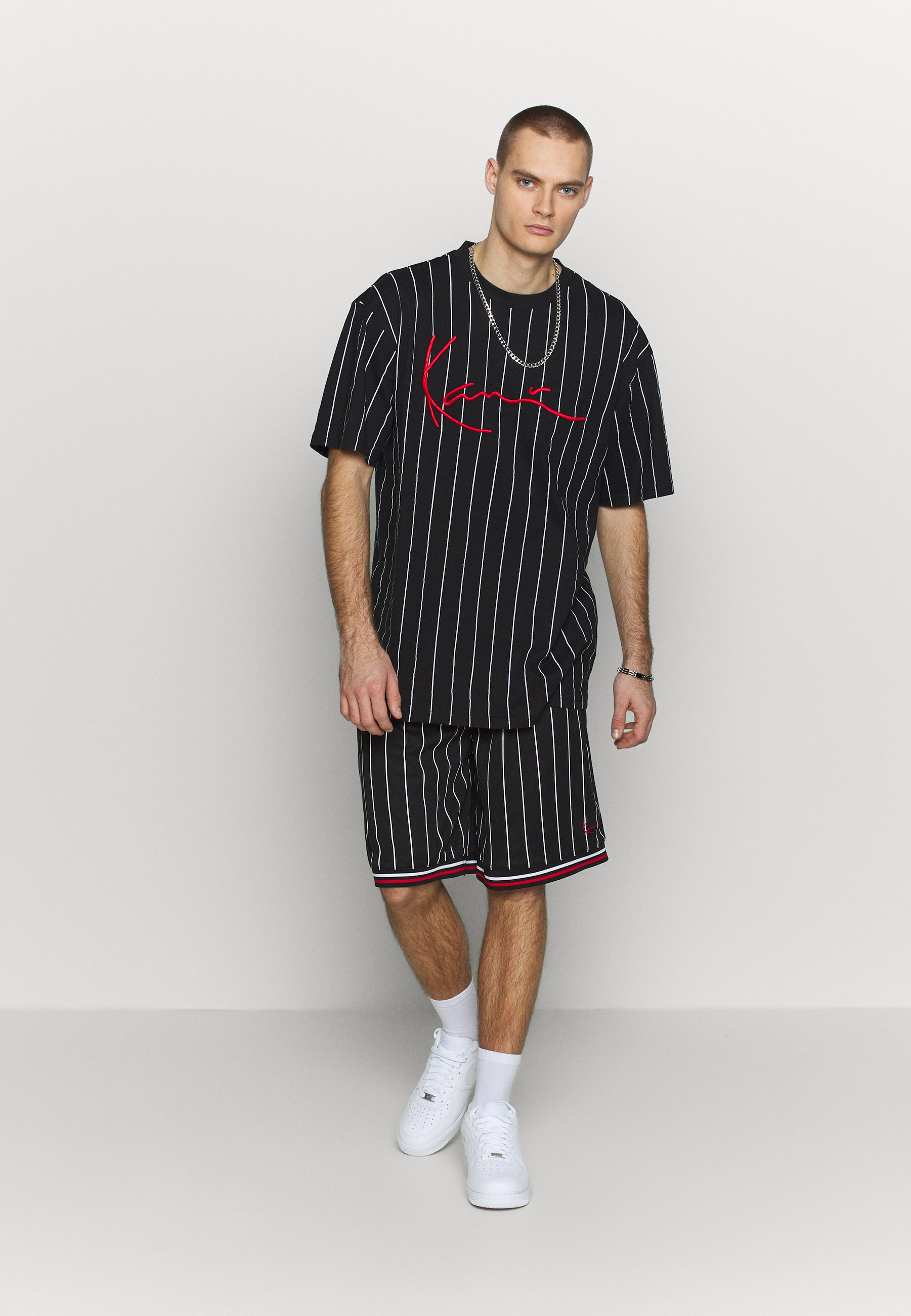 Karl kani Maglietta uomo signature pinstripe tee 6069899 | Atipicis