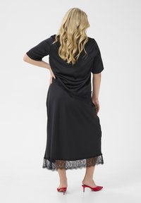Kaffe Curve Maxi skirt - black deep