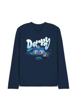 NETFLIX, KPOP DEMON HUNTERS DERPY AND SUSSIE SINKING PLANT POT - Long sleeved top - dark blue