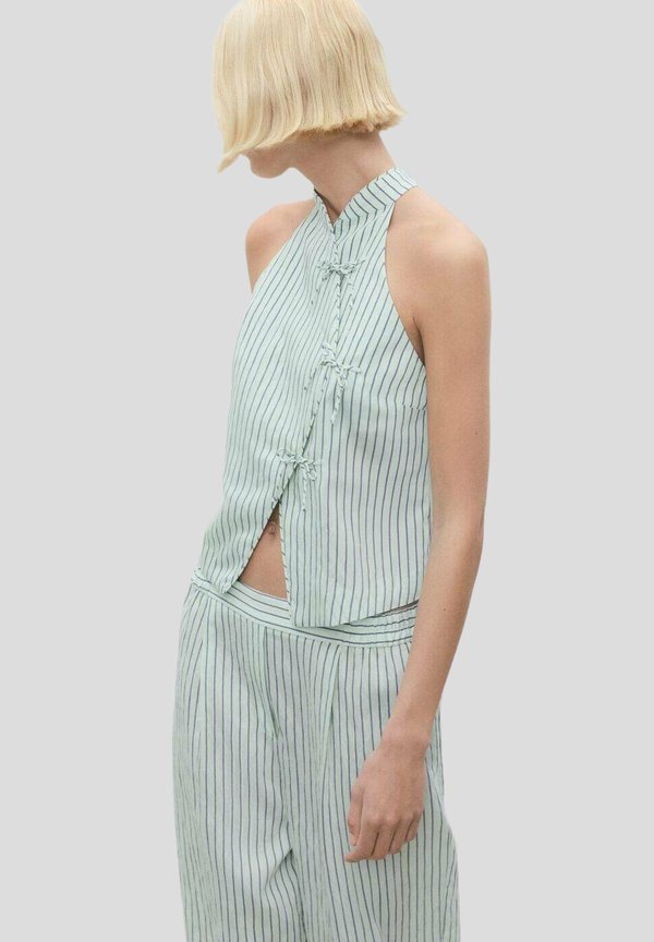 STRIPED FLOWY - Trousers4