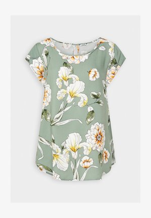 ONLY, ONLNOVA LUX - Camiseta estampada - chinois green