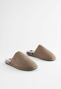Next Slip-on sandaler - sand brown