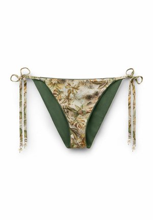 Calzedonia, TROPICAL FOLIAGE STRING - Braguita de bikini - multicolor