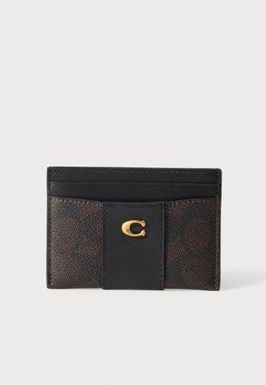 COACH, ESSENTIAL CARD CASE - Визитник - brown/black