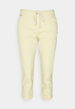 Cream Pantalon classique - yellow