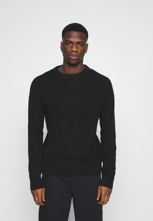 JORJORDAN CREW NECK - Svetr - black