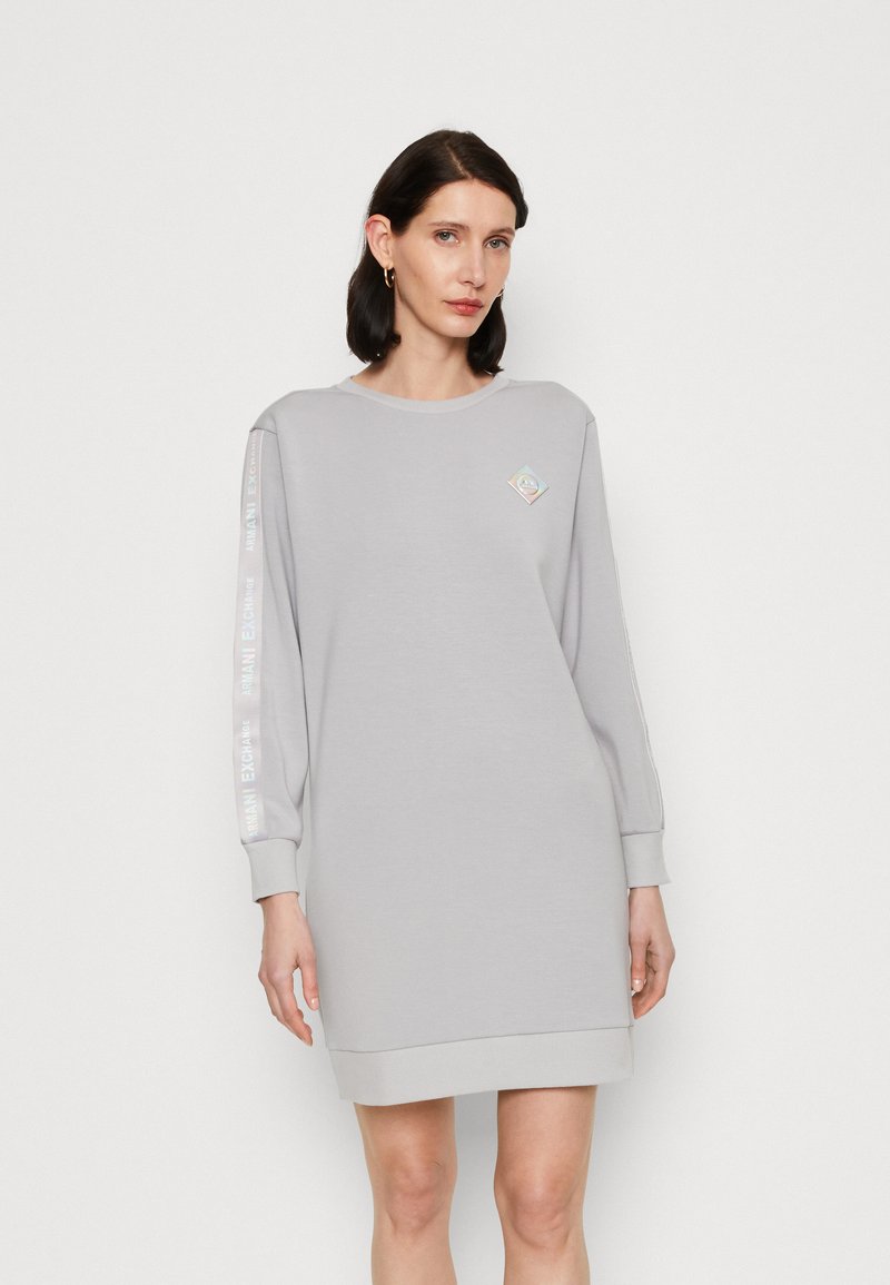 Armani Exchange DRESS Day dress hardware/light grey Zalando.co.uk