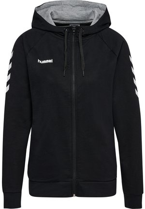 Sudadera con cremallera - black