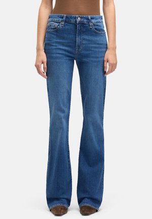 THE LEGGY - Jean bootcut - mid blue