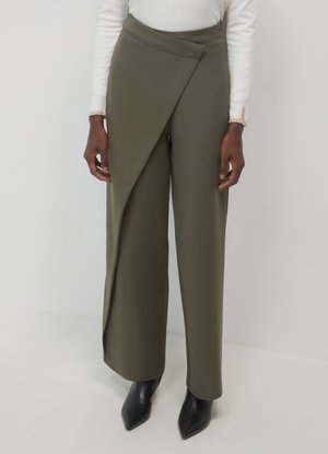 Calliope Stoffhose - verde militare scuro
