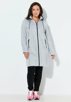 Strickjacke - pale mottled grey