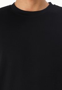 Selected Homme SLHLOOSEOSCAR O NECK TEE 3 PACK - T-shirt básica - oatmeal/white/black