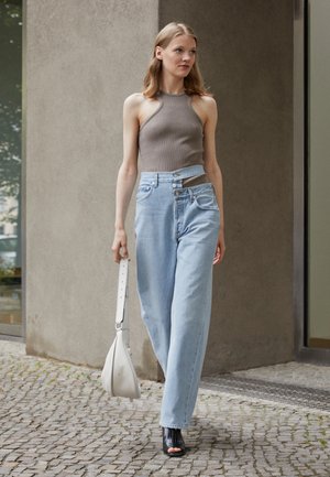 BEA CUTAWAY TANK - Top - biscotti grey taupe