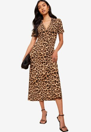Friends Like These SHORT SLEEVE REGULAR FIT - Dnevna haljina - brown