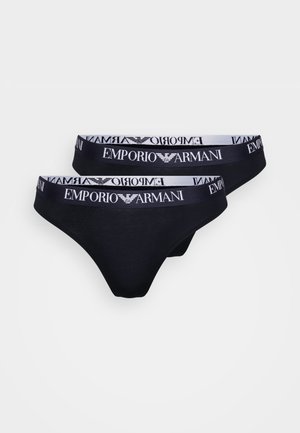 THONG 2 PACK - String - black