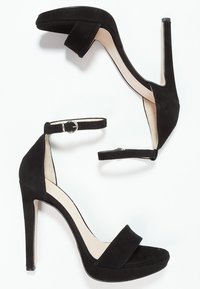 MAI PIÙ SENZA Sandály na vysokém podpatku - black