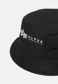 Alpha Industries UTILITY BUCKET HAT UNISEX - Platmale - black
