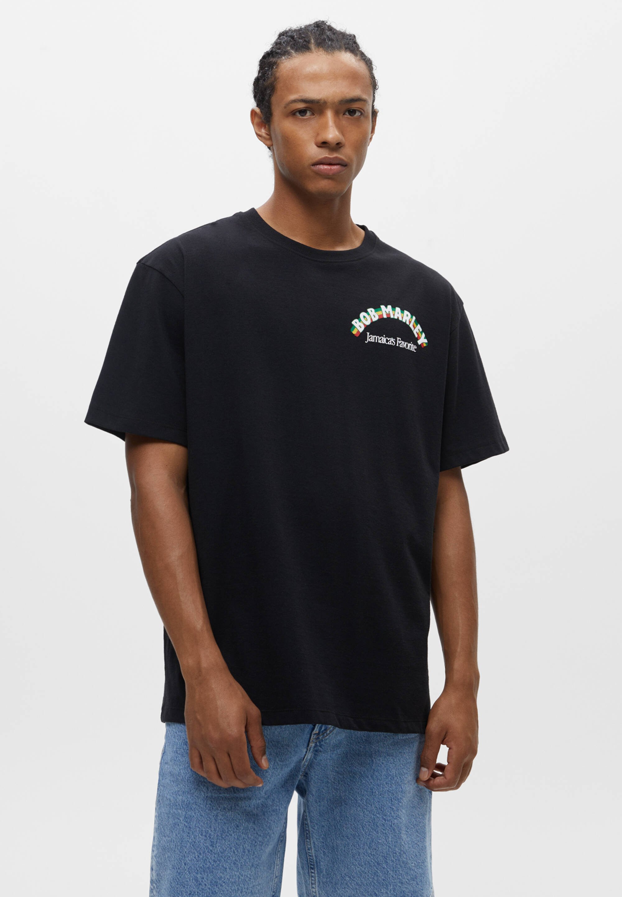 pull and bear bob marley shirt