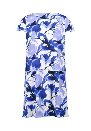 Betty Barclay, BETTY BARCLAY KURZARM STUFENKLEID - Robe de jour - weiß blau