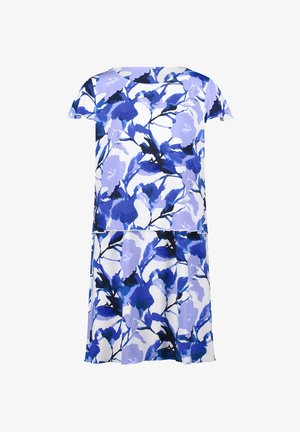 Betty Barclay, BETTY BARCLAY KURZARM STUFENKLEID - Robe de jour - weiß blau