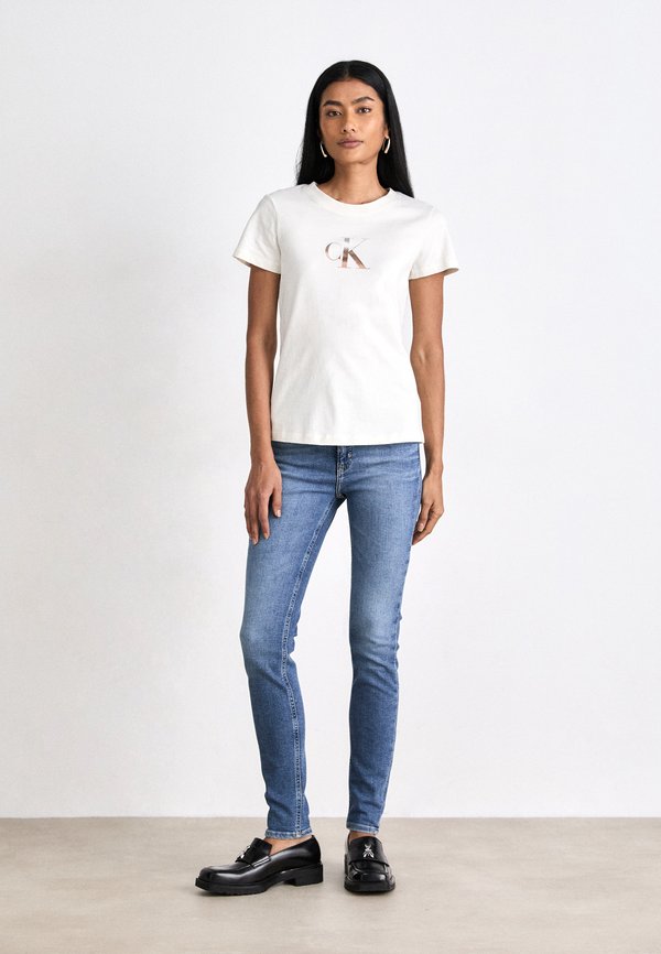 GRADIENT SLIM TEE - Print T-shirt - ivory4