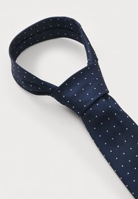 Calvin Klein SKOKIE PIN DOT - Krawatte - navy blue