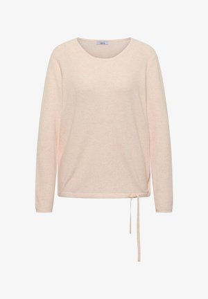 Cecil, PULLOVER MIT RUNDHALS UND STRUKTUR - Trui - oat milk beige melange
