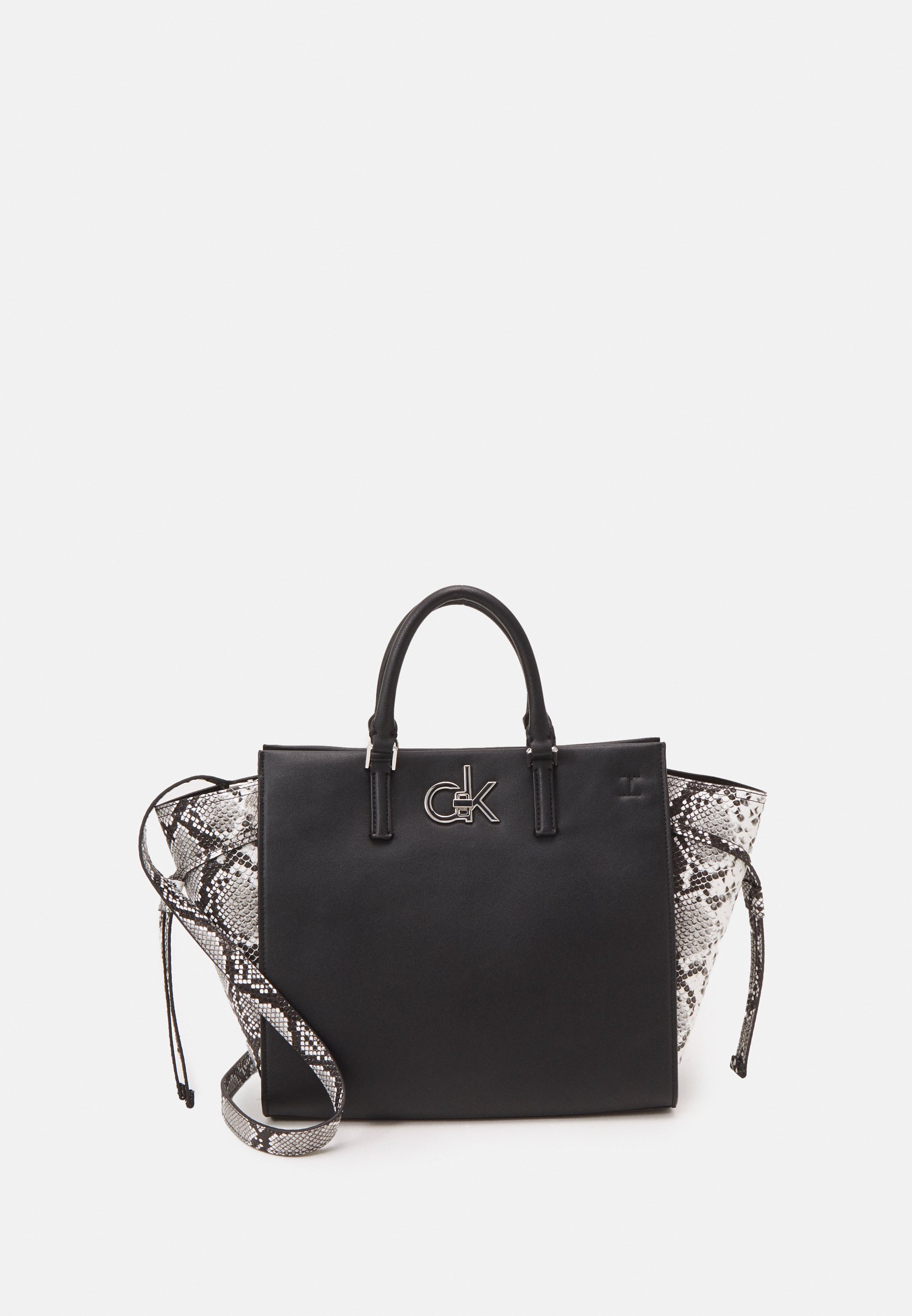 calvin klein mini bucket python