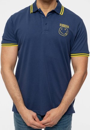 Paradiso Clothing NIRVANA SMILEY UNISEX - Polo shirt - navy